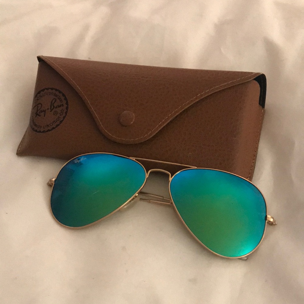 Ray-Ban Blue/Green Lens Aviators